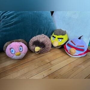 Star Wars Angry Bird plush set including the flash!